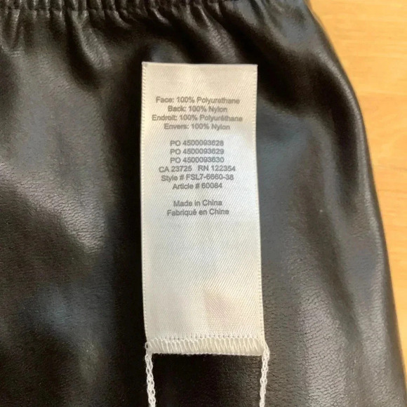 WILFRED FREE Black Daria Vegan Leather Leggings Size S - Picture 8 of 11